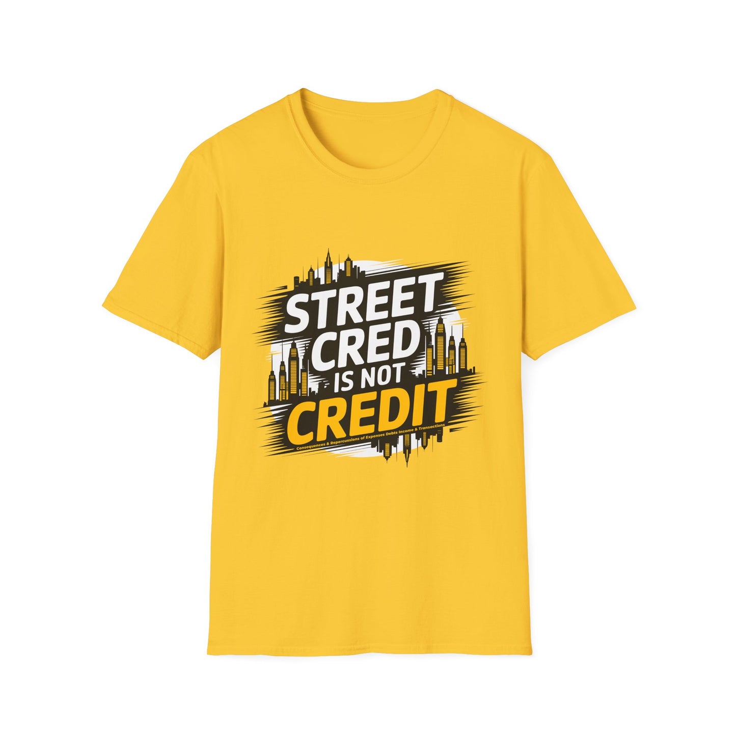 Street Cred Unisex Softstyle T-Shirt - Trendy Graphic Tee