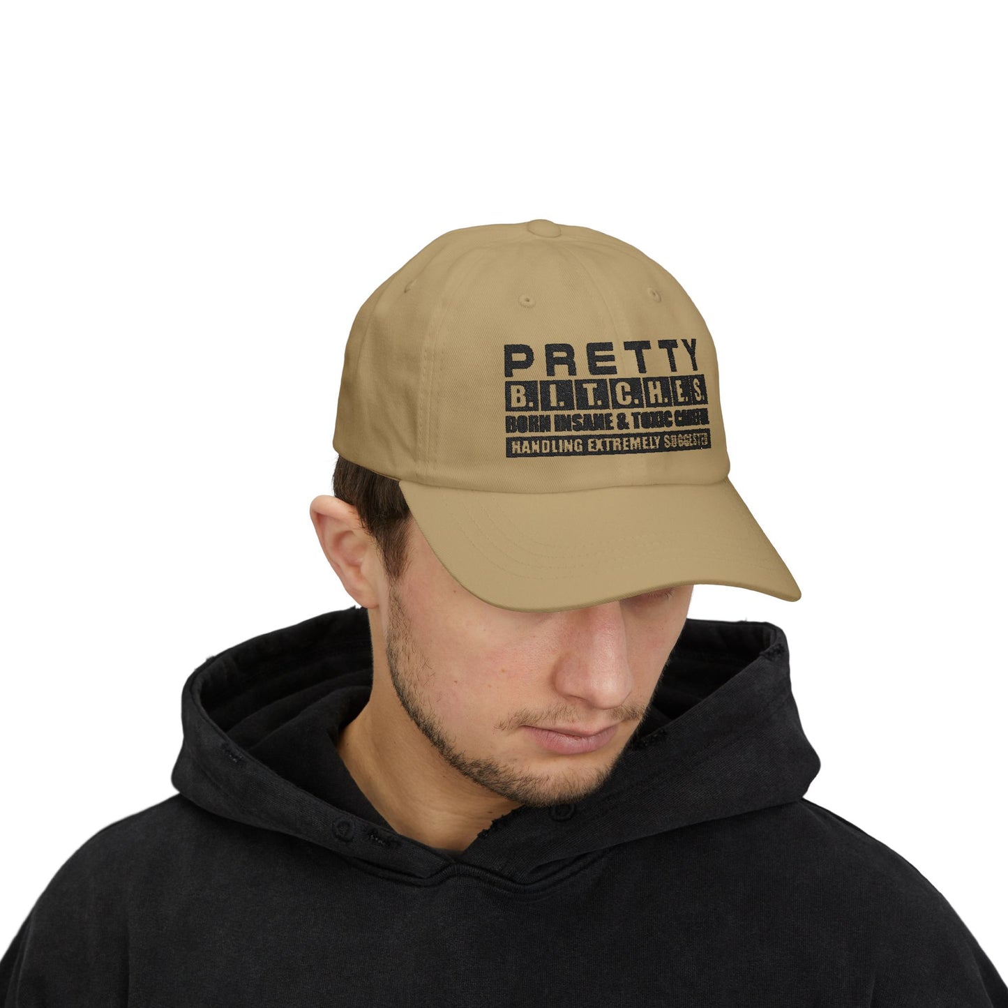 PrettyB.I.T.C.H.E.S.  Adjustable Hat, Cool Casual Accessory, Gift for Friends, Trendy Baseball Cap