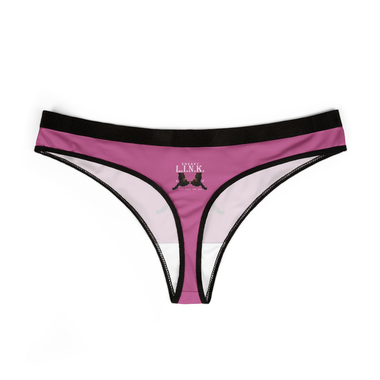 Sneaky L.I.N.K. (Low-Key Intimacy No-one Knows) Women's Thongs, Comfortable Underwear for Everyday, Gift for Her, Lingerie for Special Occasions