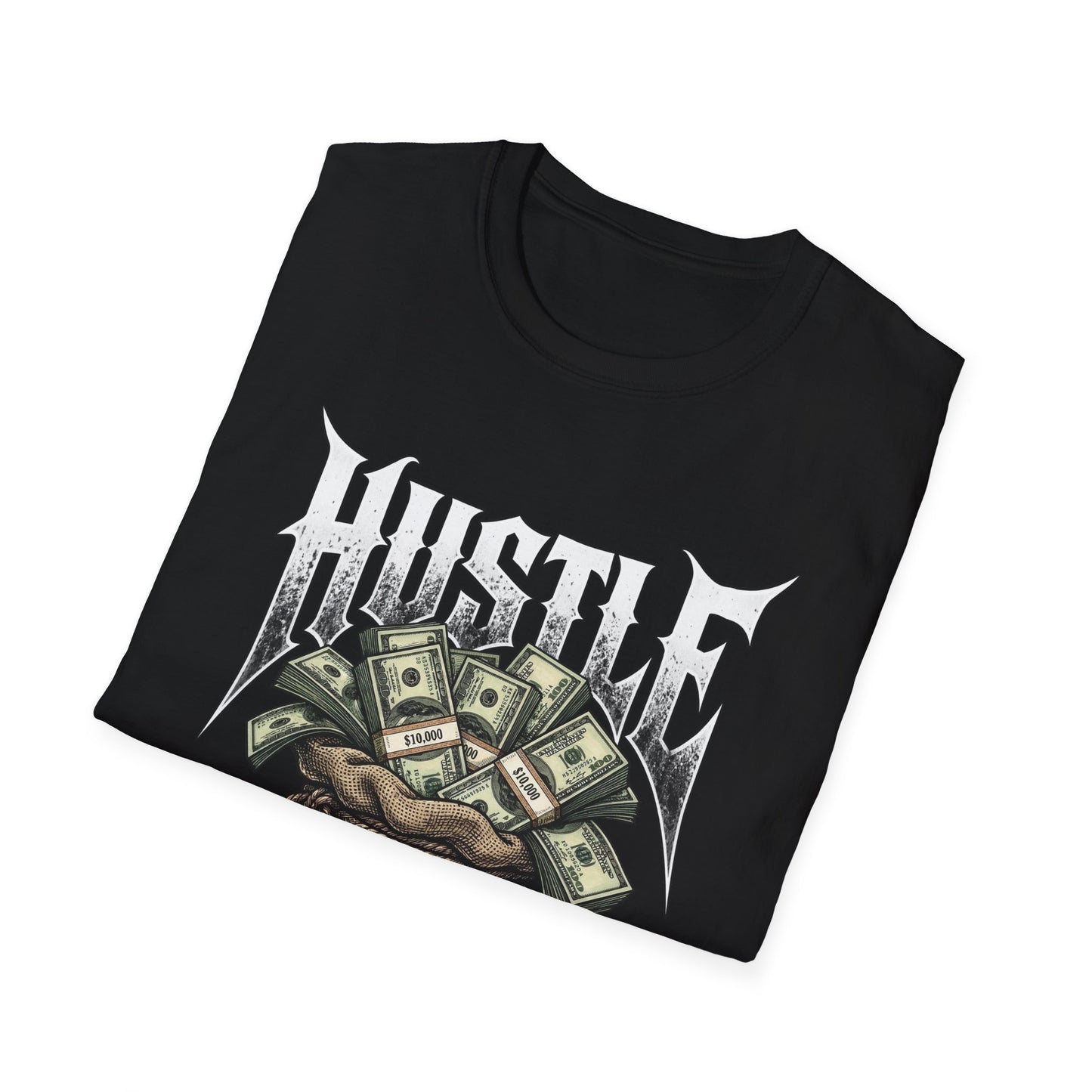 Hustle Money Bag T-Shirt — Motivational Streetwear Tee