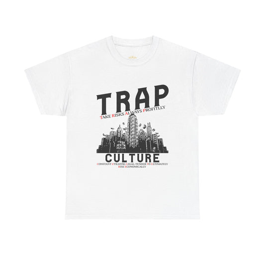 Trap Culture Tee — Urban Cityscape Streetwear T‑Shirt